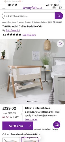 Tutti bambini cozee next to - next,