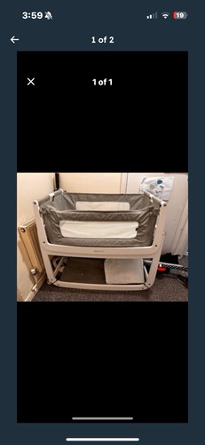 Snuz pod green cotton crib - pod,