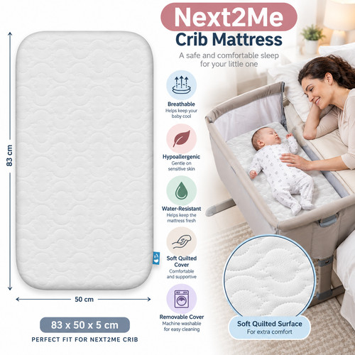 Deluxe crib mattress - mattress, to
